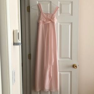 blush pink dress